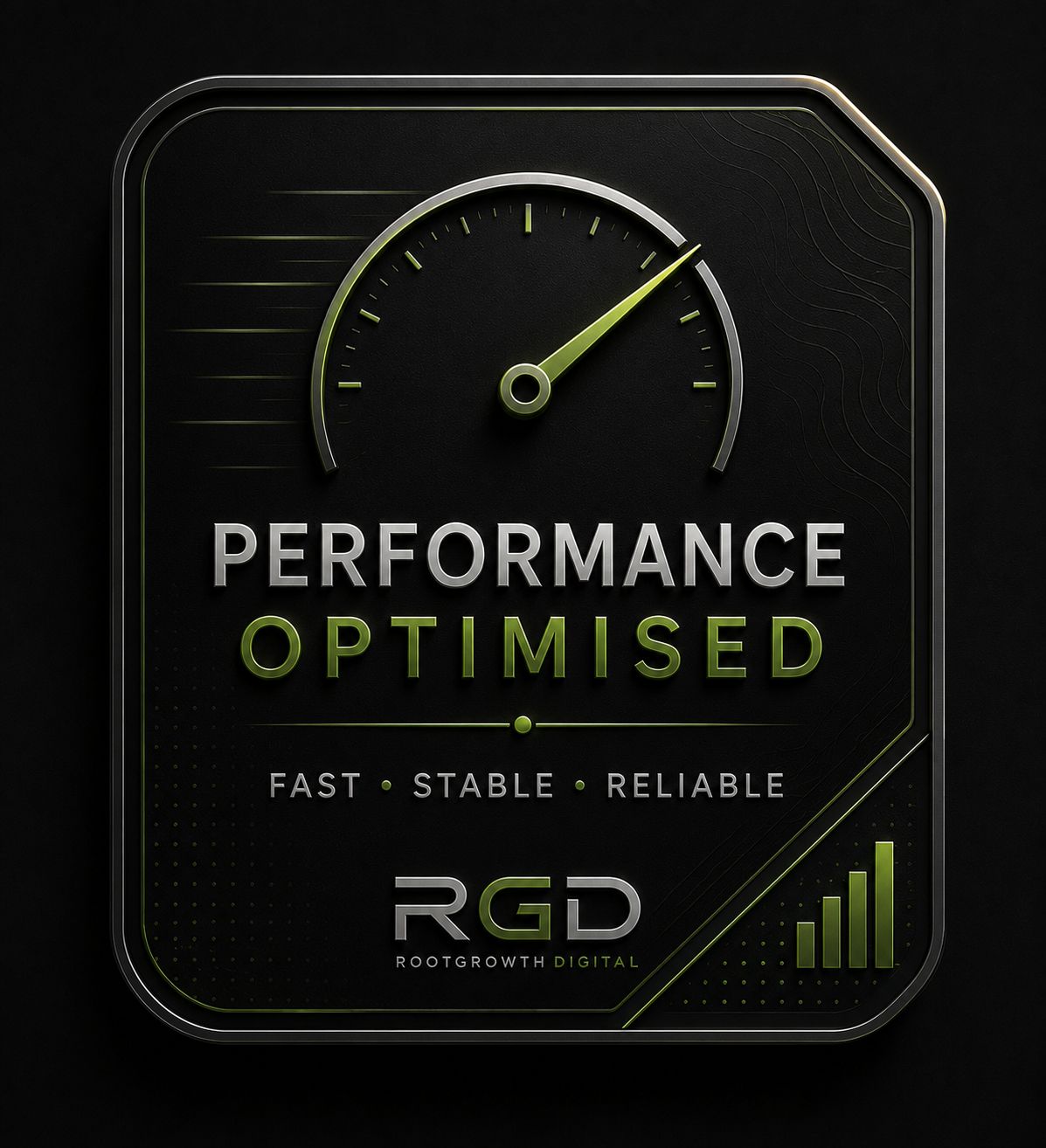 Performance Optimised — Fast, stable, reliable