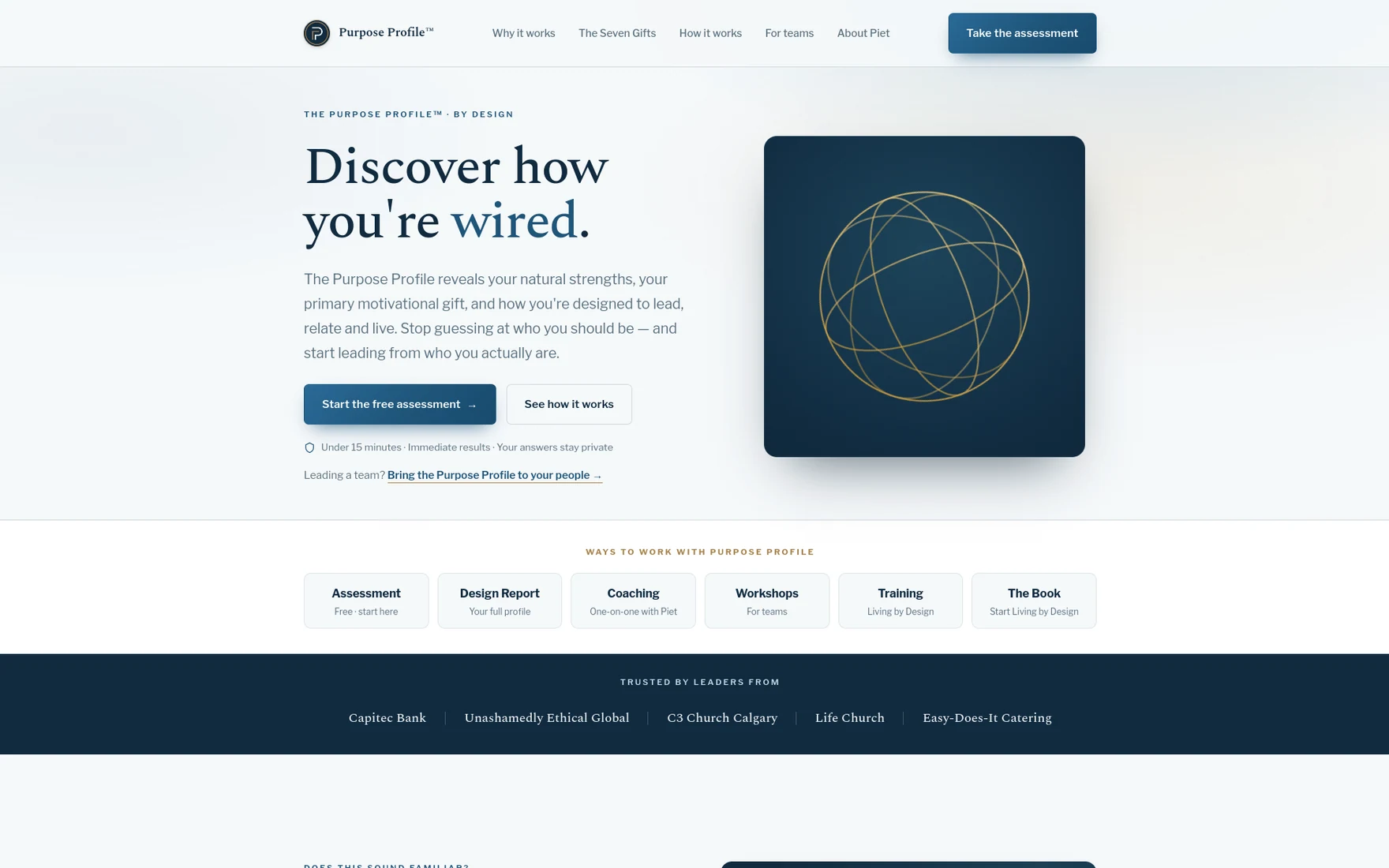 Purpose Profile website
